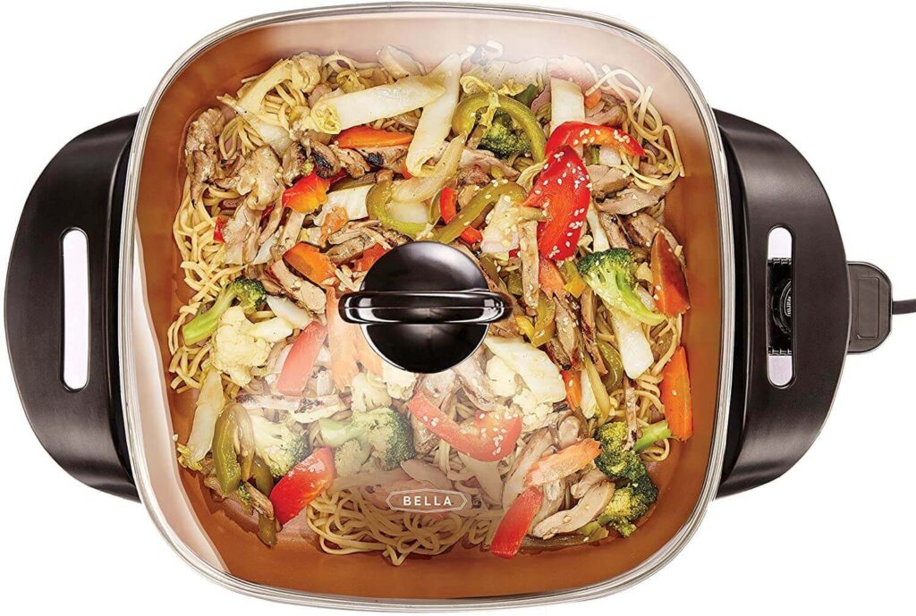 BELLA (14607) Copper Electric Skillet