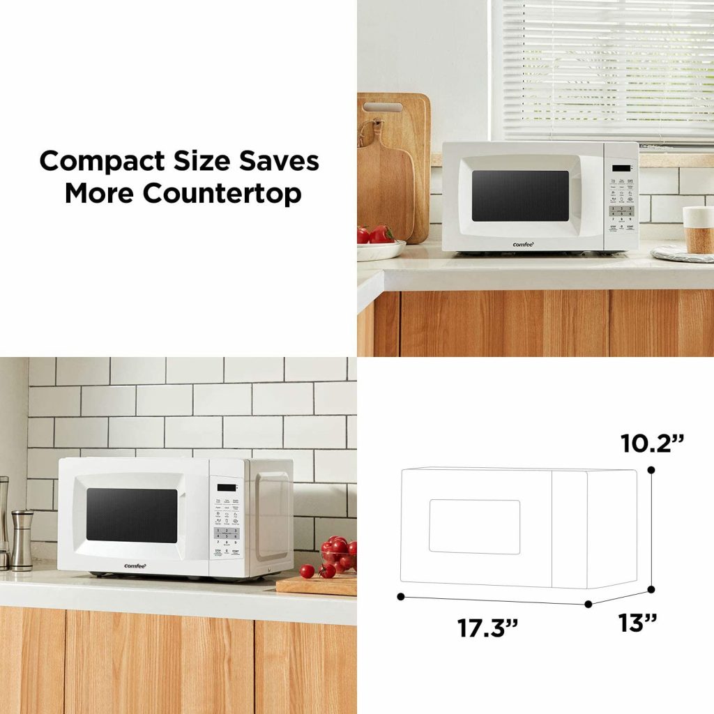 COMFEE Countertop Microwave Oven Size