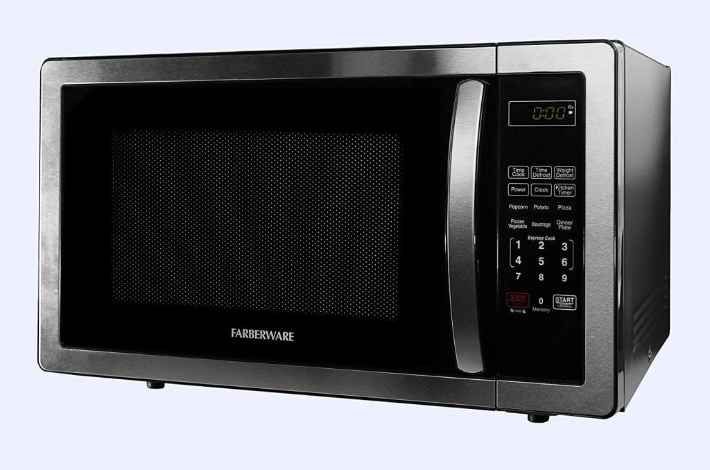 Farberware FMO11AHTBKB Stainless Steel Countertop Microwave Oven