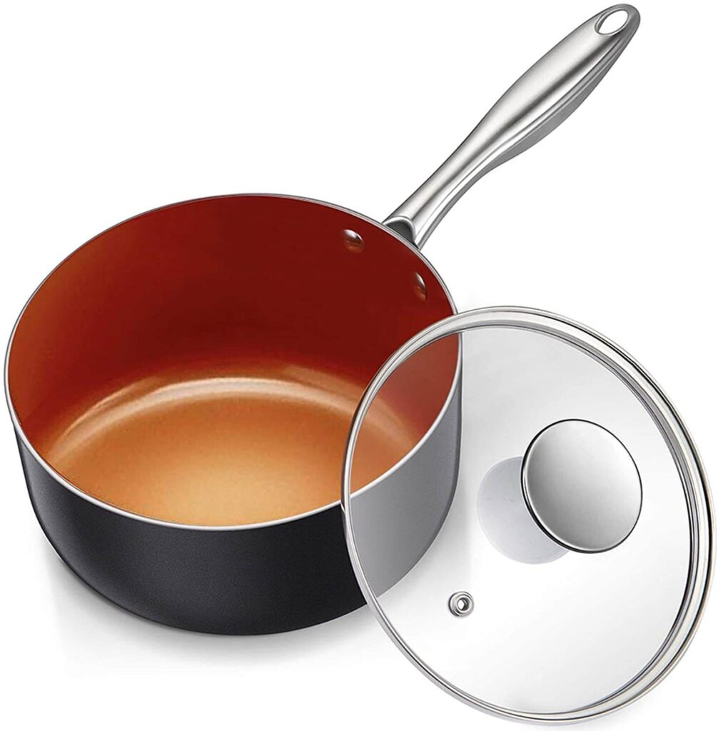 MICHELANGELO non-stick 3 Quart Saucepan