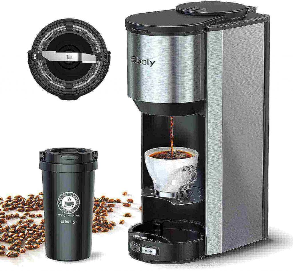 Sboly Coffee Machine Grind and Brew