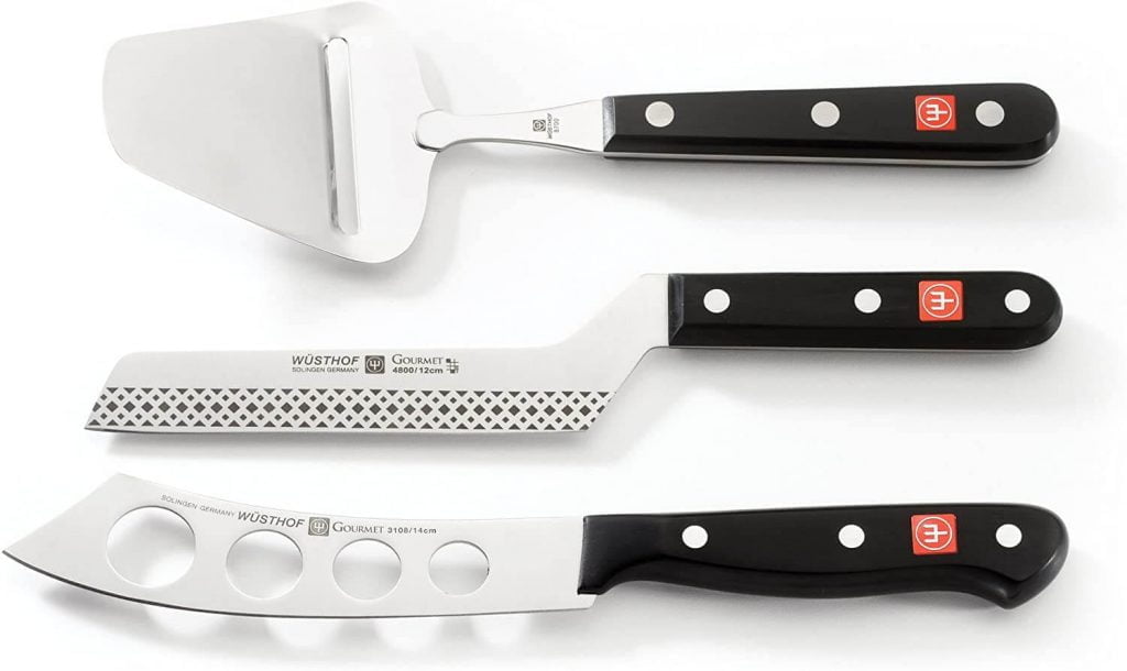 WÜSTHOF Gourmet Four Piece Cheese Knife and Board Set