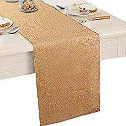 3. Burlap Table Runner