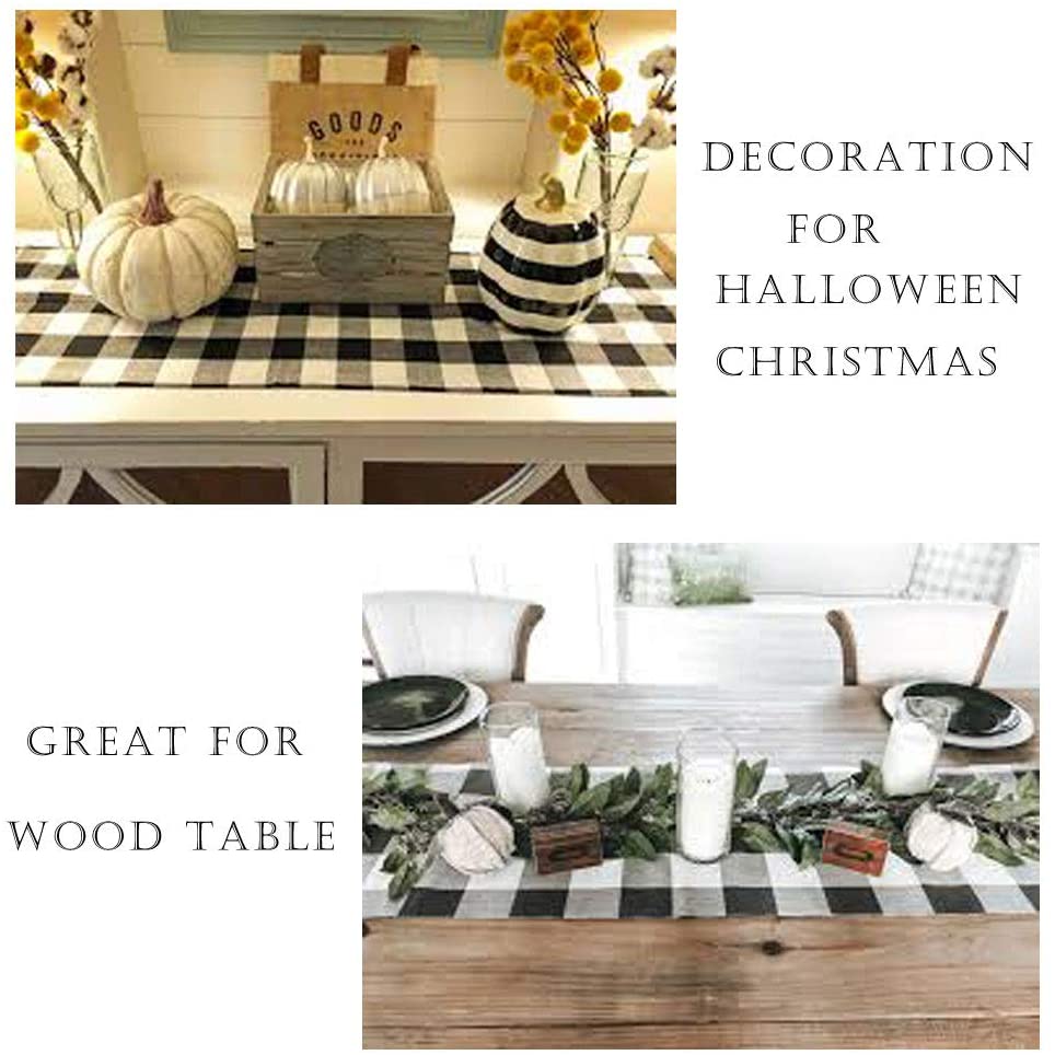 DOLOPL Buffalo Check Table Runner