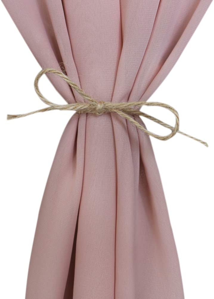 Mixsuperstore Dusty Rose Chiffon Table Runner